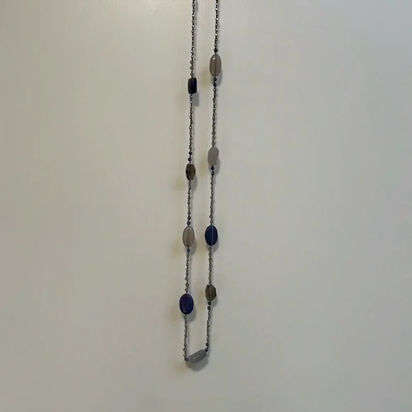 JJill long purple stone necklace - Picture 1 of 4